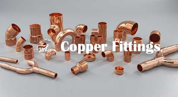 Pure Copper Fittings for Pipeline Connection