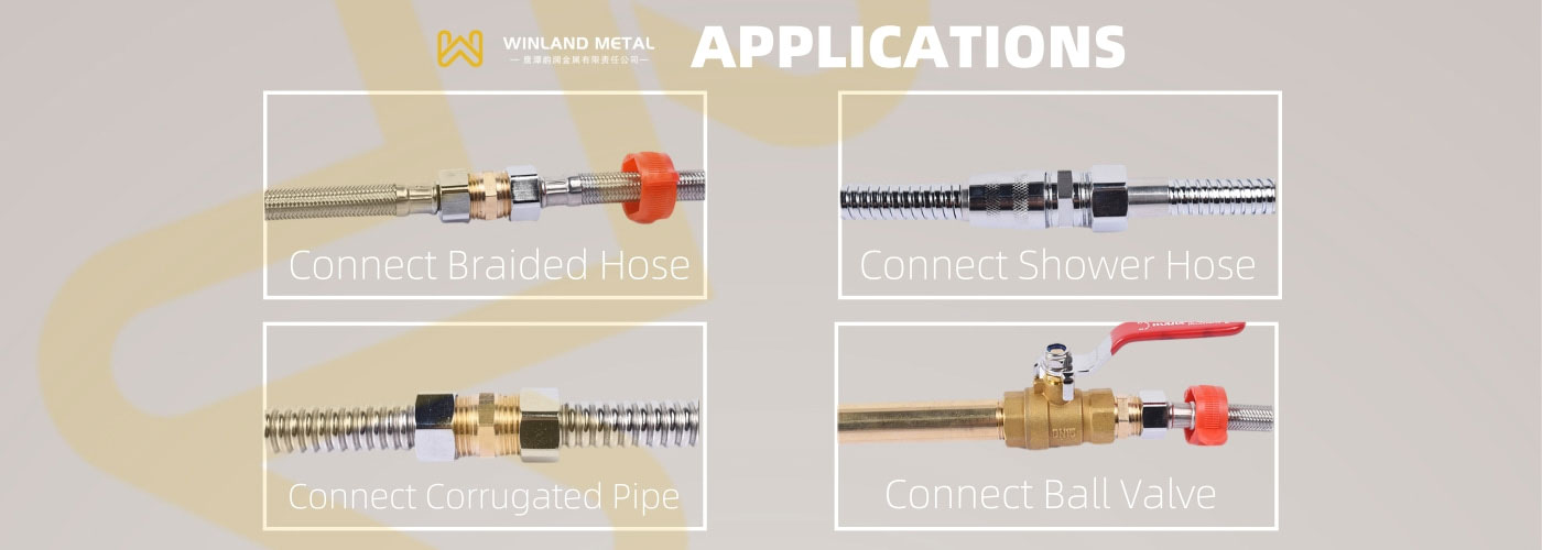 Brass threaded male adapter applications - Winland Metal