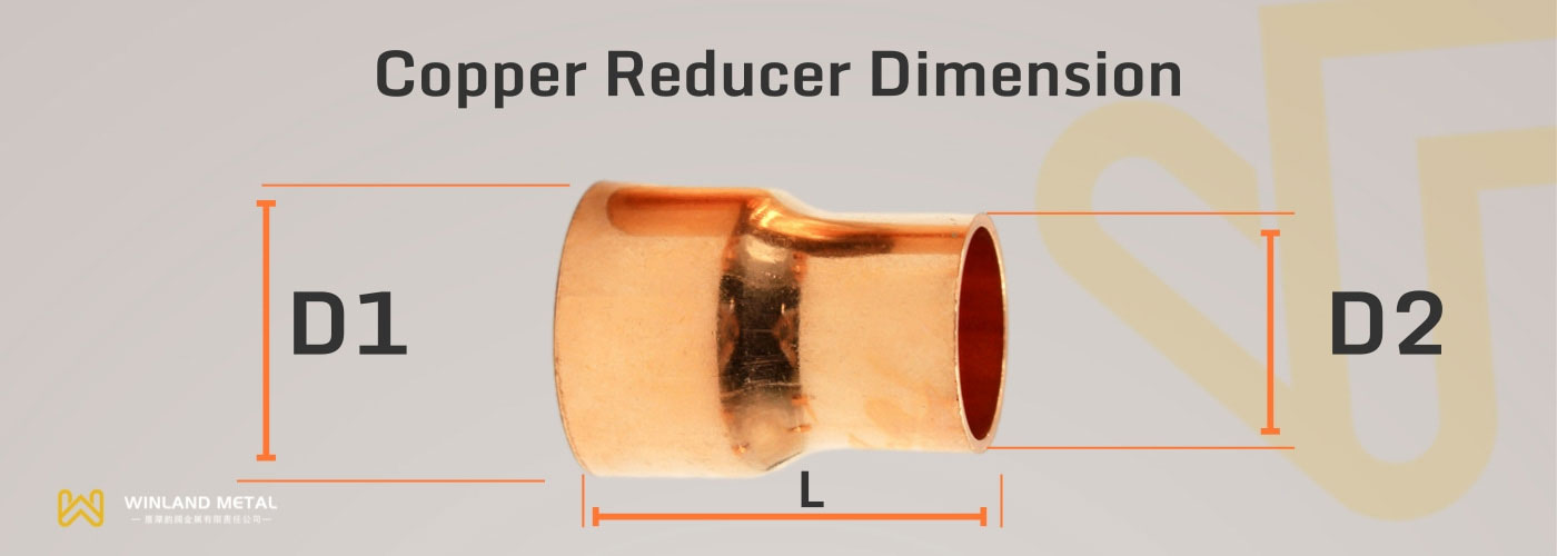Copper reducer dimension