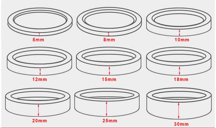 Dimensions of copper foil tape