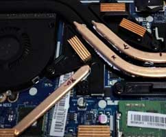 Tubo de calor de cobre para computadora portátil