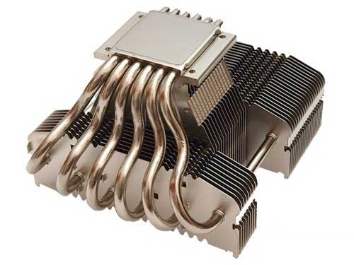 Six heatpipes