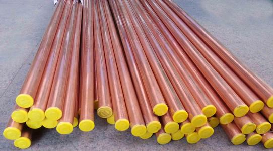 straight copper tube with caps Straight Copper Tube