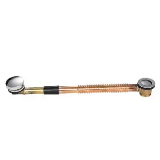 Brass Commercial Bathtub Overflow Pop-Up Drains, TT652 