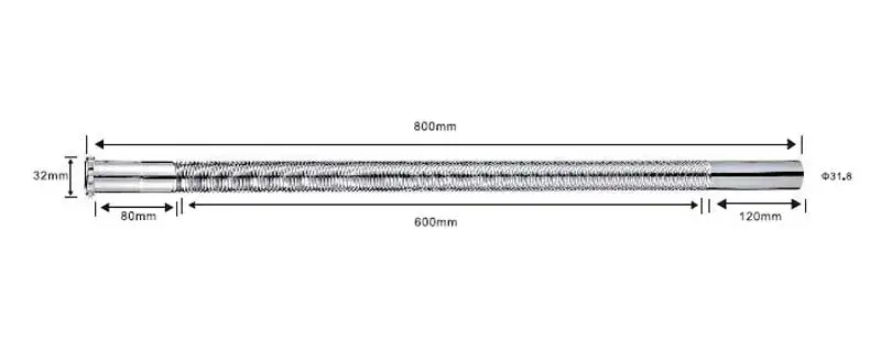 G32800 Stainless Steel Corrugated Tube G32800 Stainless Steel Corrugated Tube