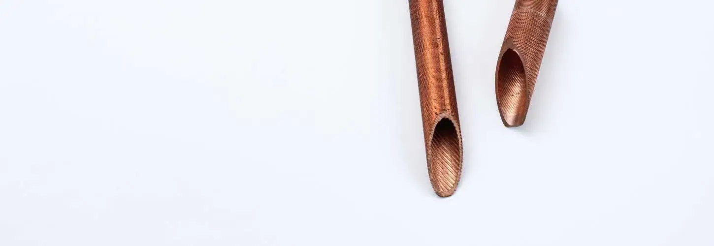 Grooved Copper Tube Banner